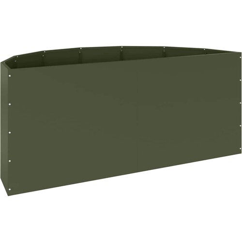  Sadilica Maslinasto zelena 120 x 60 x 50 cm Čelik Slike