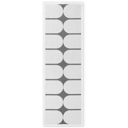 NORTHRUGS Crno-bijela unutarnja i vanjska staza 80x250 cm Duet Bowen &amp;ndash; Slike