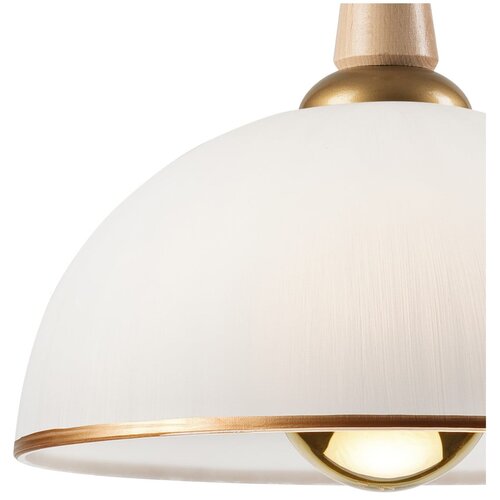 LAMKUR Podesivi luster CHIARA 1xE27/60W/230V bež/bukva Slike