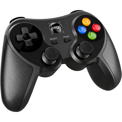 Ipega brezžični Bluetooth igralni plo&amp;scaron;ček z nosilcem za telefon črne barve za PC &amp;amp; PS4 &amp;amp; PS3 &amp;amp; Switch &amp;amp; mobilne telefone Slike