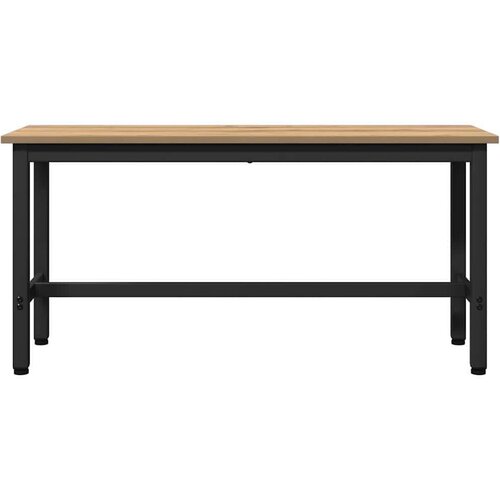  Jedilna klop 2 pcs Umetni hrast 100 x 32,5 x 48,5 cm, (5000160688) Slike