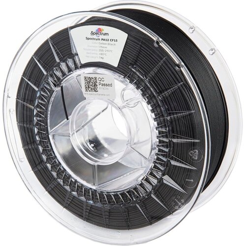 Spectrum PA12 CF15 Carbon Black - 1,75 mm / 1000 g Slike