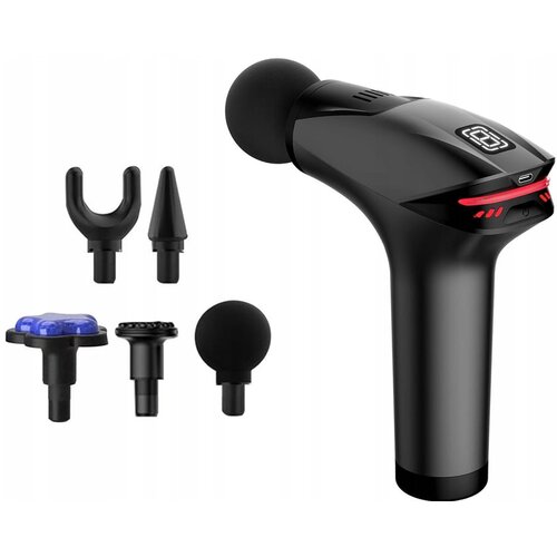  30W aku. masažna pi&amp;scaron;tola za telo 5 glav USB Slike