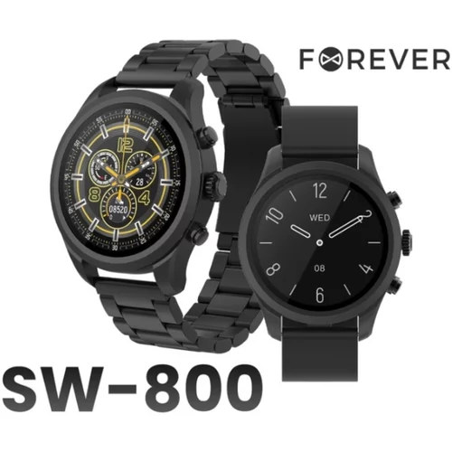 Forever pametna ura Verfi SW-800, črna