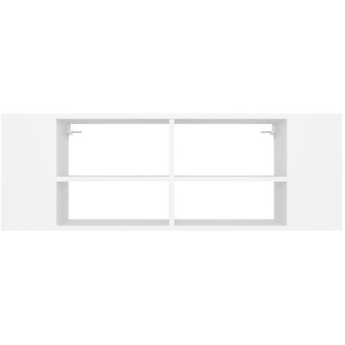  Zidni TV ormarić bijeli 102 x 35 x 35 cm konstruirano drvo Slike