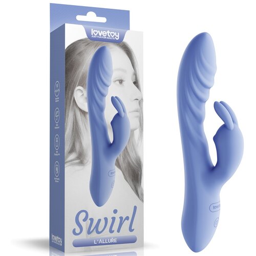 Lovetoy 2025 VIBRATOR RABBIT Lovetoy L&amp;#039;Allure Swirl Blue Slike