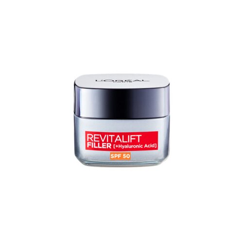 L&amp;acute;Or&amp;eacute;al Paris revitalift filler ha SPF50 krema za lice s hijaluronskom kiselinom 50 ml za žene Slike