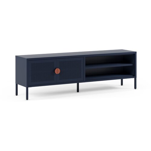 Marckeric Temno modra kovinska TV omarica 160x50x35 cm Sayla &amp;ndash; Slike
