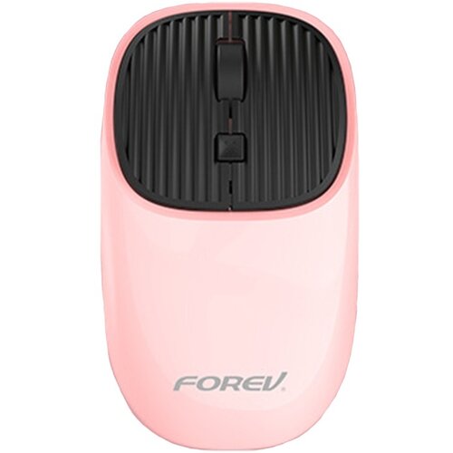INF Ergonomska brezžična mi&amp;scaron;ka z možnostjo polnjenja - 2.4G, nastavljiv DPI Pink, (5000129790) Slike