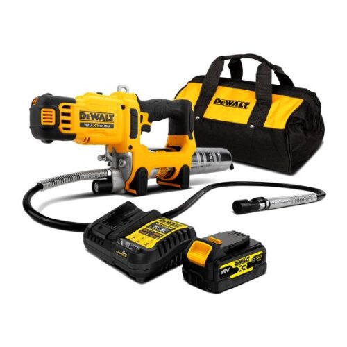 Dewalt DCGG581P1G akumulatorska mazalica, sa 1x5Ah baterijom i punjačem, 18V ( DCGG581P1G ) Slike