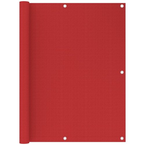 VidaXL Balkonsko platno rdeče 120x400 cm HDPE Slike