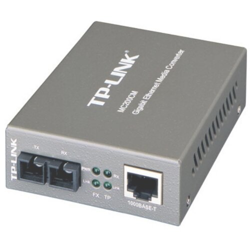 Tp-link 1GbE RJ45 to1G SFP Optical (SC,MM)-0,5 km Media Converter Cene
