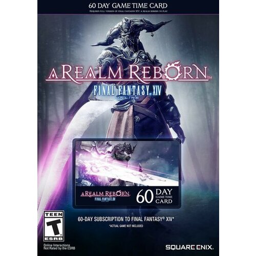 Final Fantasy XIV: A Realm Reborn 60 Day Game Time Card Key EUROPE ...