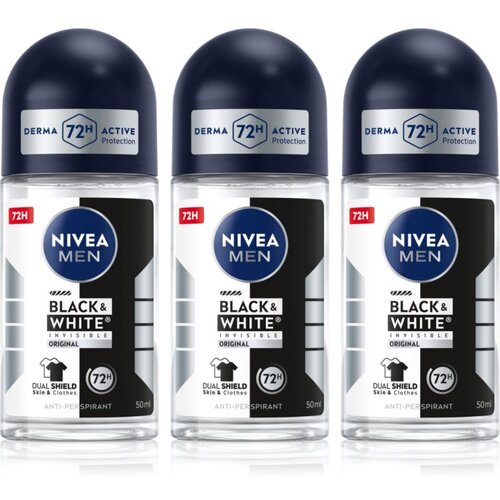 Nivea MEN Black & White Invisible Original anti-transpirant roll-on ugodno pakiranje Cene