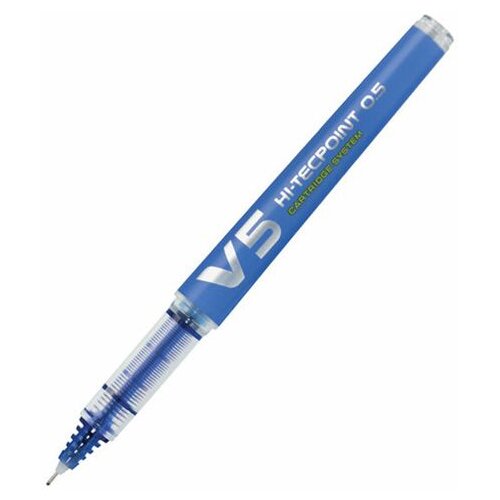Pilot roler V5 Hi-Tecpoint, za ponovno polnjenje, moder, (21655729) Cene