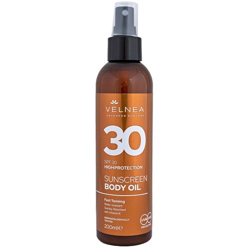 Velnea sun ulje za brzo tamnjenje SPF30 200ml Slike