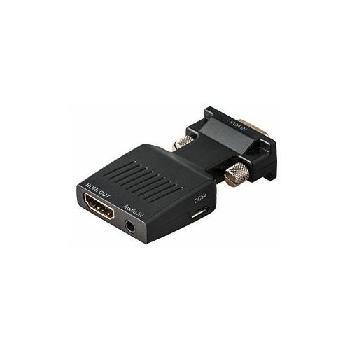 Fast Asia Adapter-konvertor VGA (M) - HDMI (Ž) plug in Slike