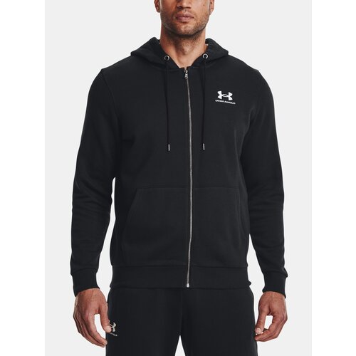 Under Armour Sweatshirt UA Essential Fleece FZ Hood-BLK - Mens Slike