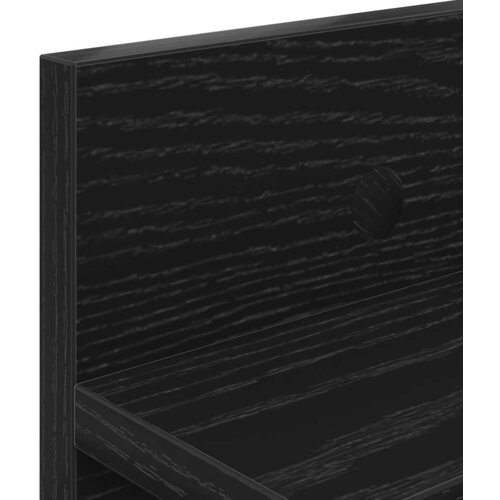  Vje&amp;scaron;alica za kapute na zidu Zidne Crni hrast 80 x 10,5 x 18 cm Slike