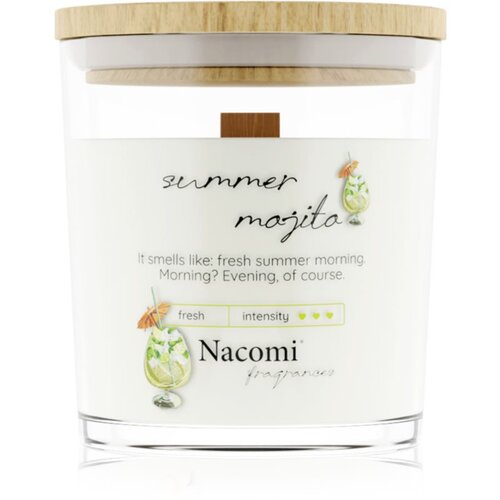 Nacomi Soy Candle Home Fragrances di&amp;scaron;eča sveča z lesenim stenjem 140 g Slike