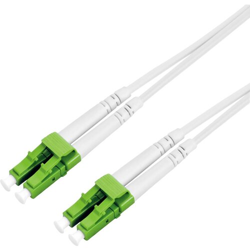 Roline 21158636 steklena vlakna optični priključni kabel LC 15.00 m bela 1 kos, (20630698) Cene
