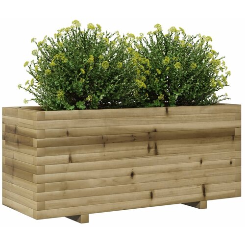  Vrtna sadilica 110x40x49,5 cm od impregnirane borovine Slike