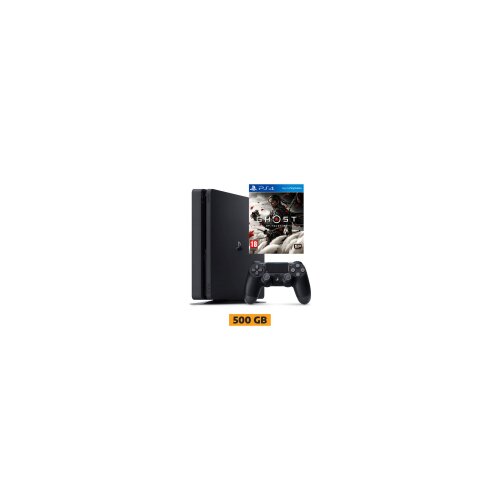 Sony PlayStation 4 Slim 500GB Black igračka konzola + Ghost of Tsushima Slike