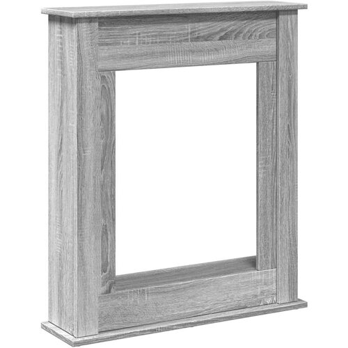 vidaXL Okvir za kamin siva sonoma 75x20x87,5 cm inženirski les Cene