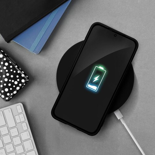  Silikonska maska za Samsung Galaxy A17 / A18 crna Slike