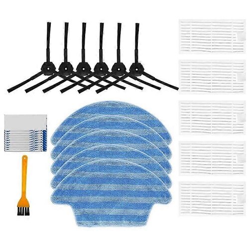 INORCO Zdruljiv Ecovacs CEN540/CEM546 Hepa Filter Mop Krpe Nadomestna krpa za robotski sesalnik Rezervni dodatek, (21983796) Slike