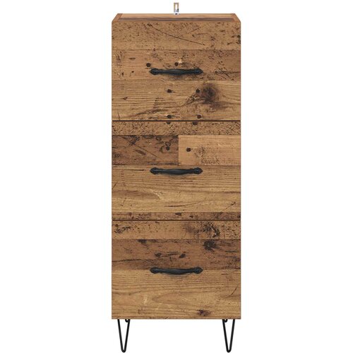  Kreveta Staro drvo 34 x 34.5 x 90 cm Konstruirano drvo Slike