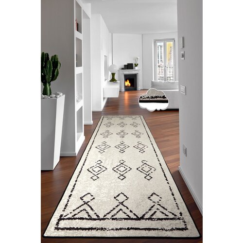  Eaves White 80X150 White Hall Carpet (80 x 150) Cene