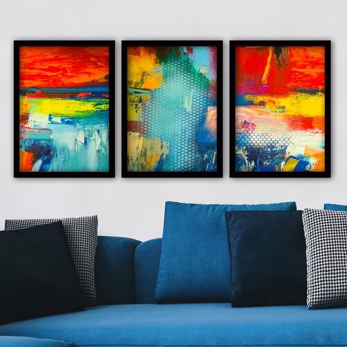 Wallity Set uramljenih slika 3SC148, 3 dijela Cijene