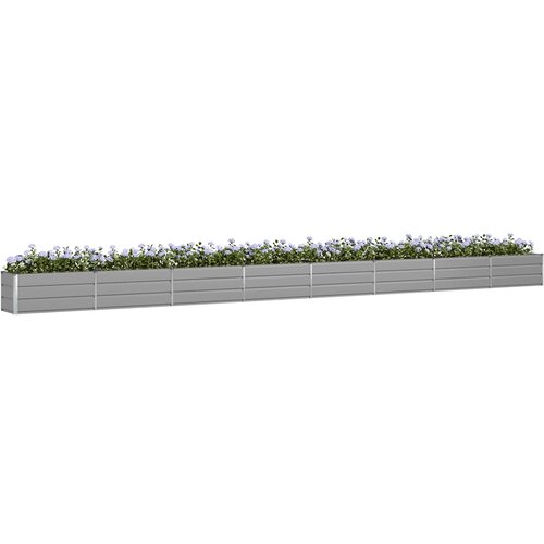  Sadilica Svijetlo siva 770 x 50 x 45 cm Cinkani čelik Slike