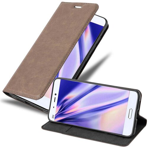 Cadorabo Ohi&scaron;je, združljivo z Xiaomi Mi 5 v kavovinsko rdeča - Za&scaron;čitni ovitek z magnetnim zapiranjem, stoječo funkcijo in režo za kartice, (20558291) Cene
