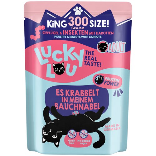  Ekonomično pakiranje Lucky Lou Adult 2 x 300 g - Perad i insekti Cijene