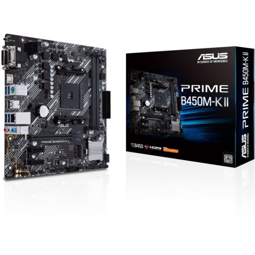 Asus Prime B450M-K II AMD B450 Priključnice AM4 Mikro ATX Cijene