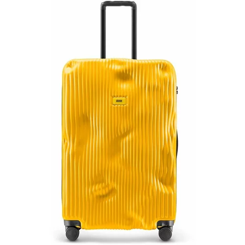 Crash Baggage Kovček STRIPE Large Size rumena barva