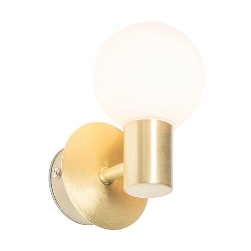 QAZQA Smart wandlamp goud IP44 incl. Wifi G9 - Cederic Up Cene