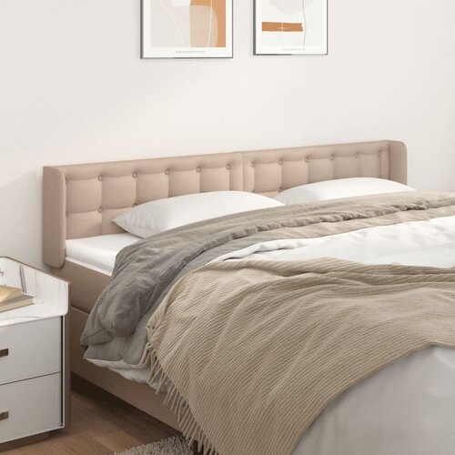  Uzglavlje s u&scaron;ima boja cappuccina 163x16x78/88 cm umjetna koža Cijene