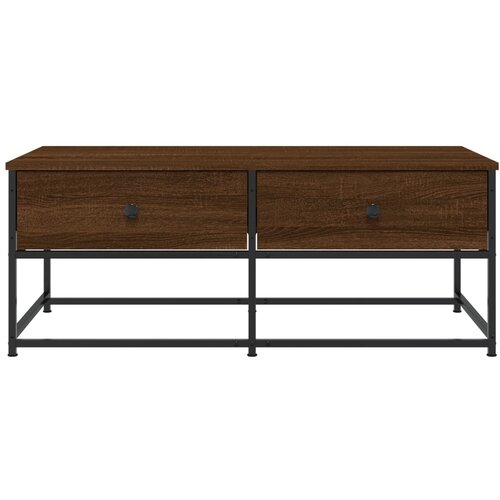  Stolić za kavu smeđa boja hrasta 100x51x40 cm konstruirano drvo Slike