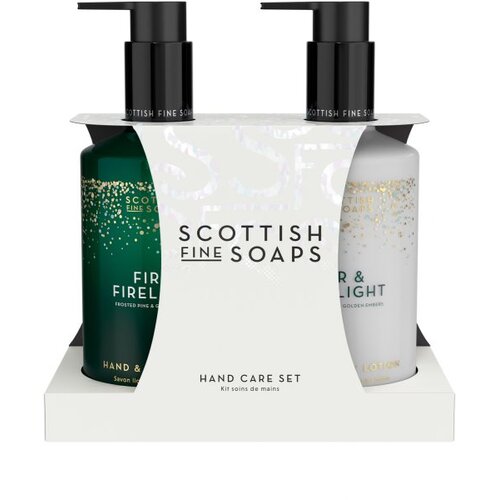 Scottish Fine Soaps Fir &amp;amp; Firelight poklon set za ruke i tijelo Slike