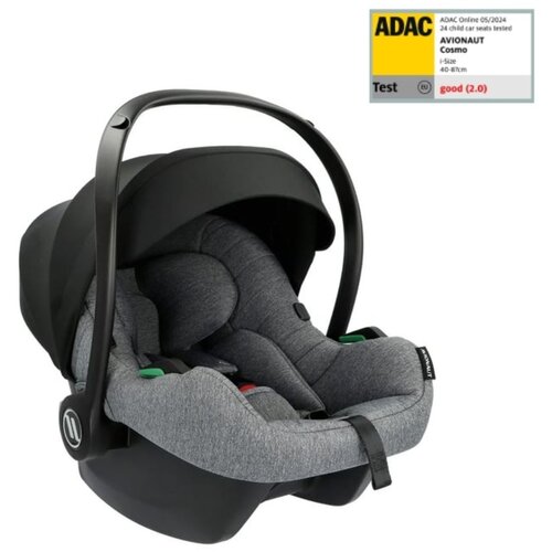  Autosjedalica Avionaut Cosmo 2.0 Smart 0-13 kg (40-87 cm), C.01 Grey New Slike