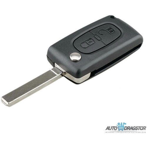 888 Car Accessories kućište oklop ključa 2 dugmeta VA2/CE0523 za peugeot/citroen E17-AP000 Cene