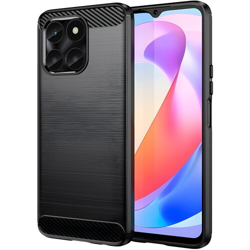 Techsuit Futrola Carbon Shield TPU za Honor X6a - Crna Cene