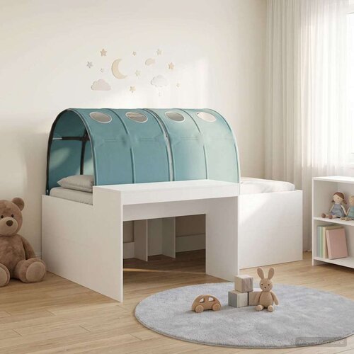  Krevet s tunelom 4 pcs Artisian hrast i svijetlo plava Cijene