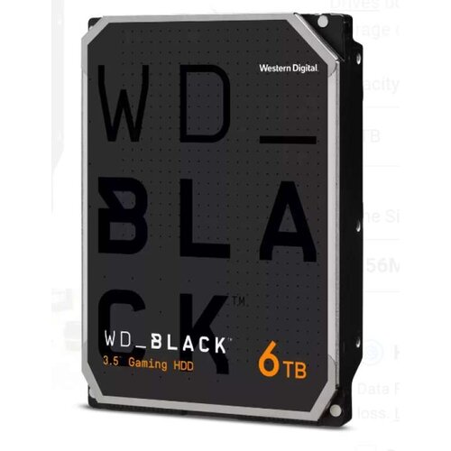 Western Digital HDD 6TB WD6004FZWX 7200RPM 128M Black Cene