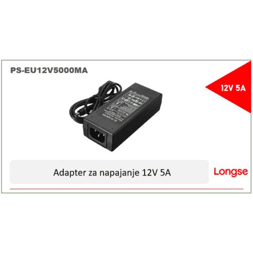  ADAPTER 12V 5A EU PS-EU12V5000MA Cene