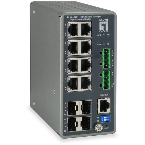 Level One Switch 8x GE IGU-1271 4xGSFP 8xPoE Cijene