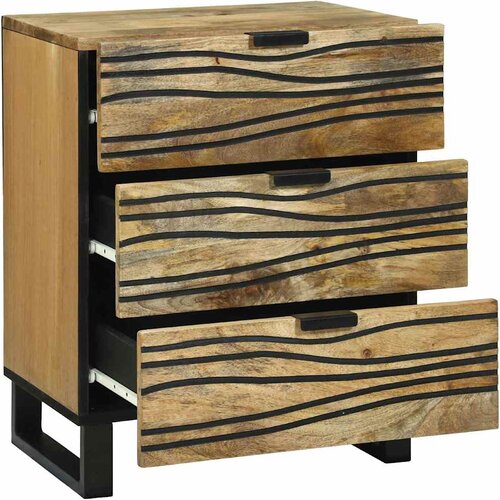  Noćni ormar Prirodna 50 x 33 x 62 cm Konstruirano drvo Slike
